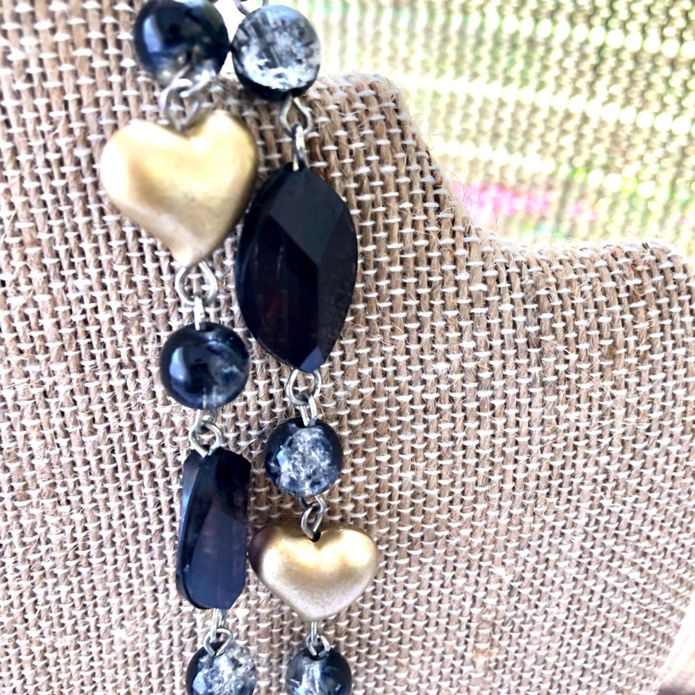 Single String Heart Charm Necklace - Picture 2 of 8